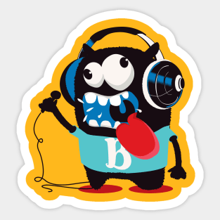 Crazy DJ Sticker